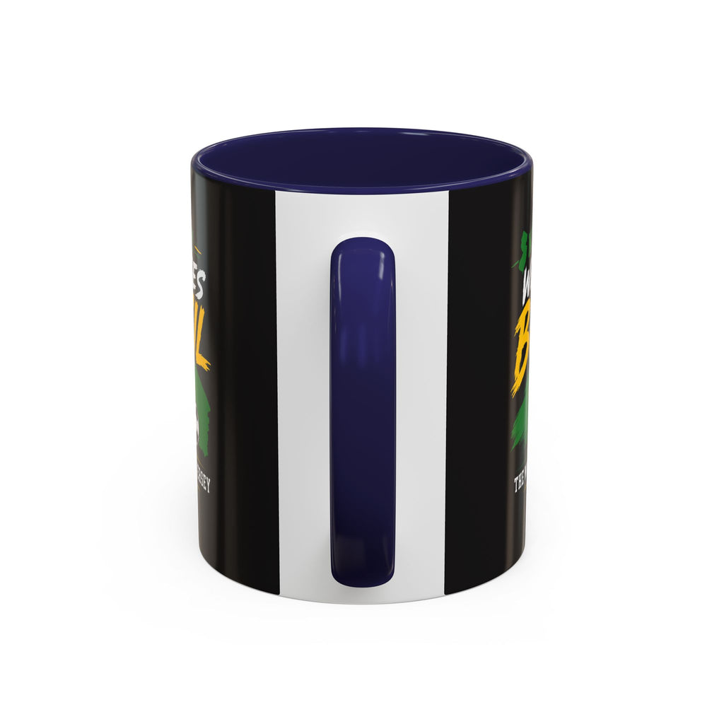 Brazil Soccer Fan Coffee Mug — New Jersey 2026 Accent Mug