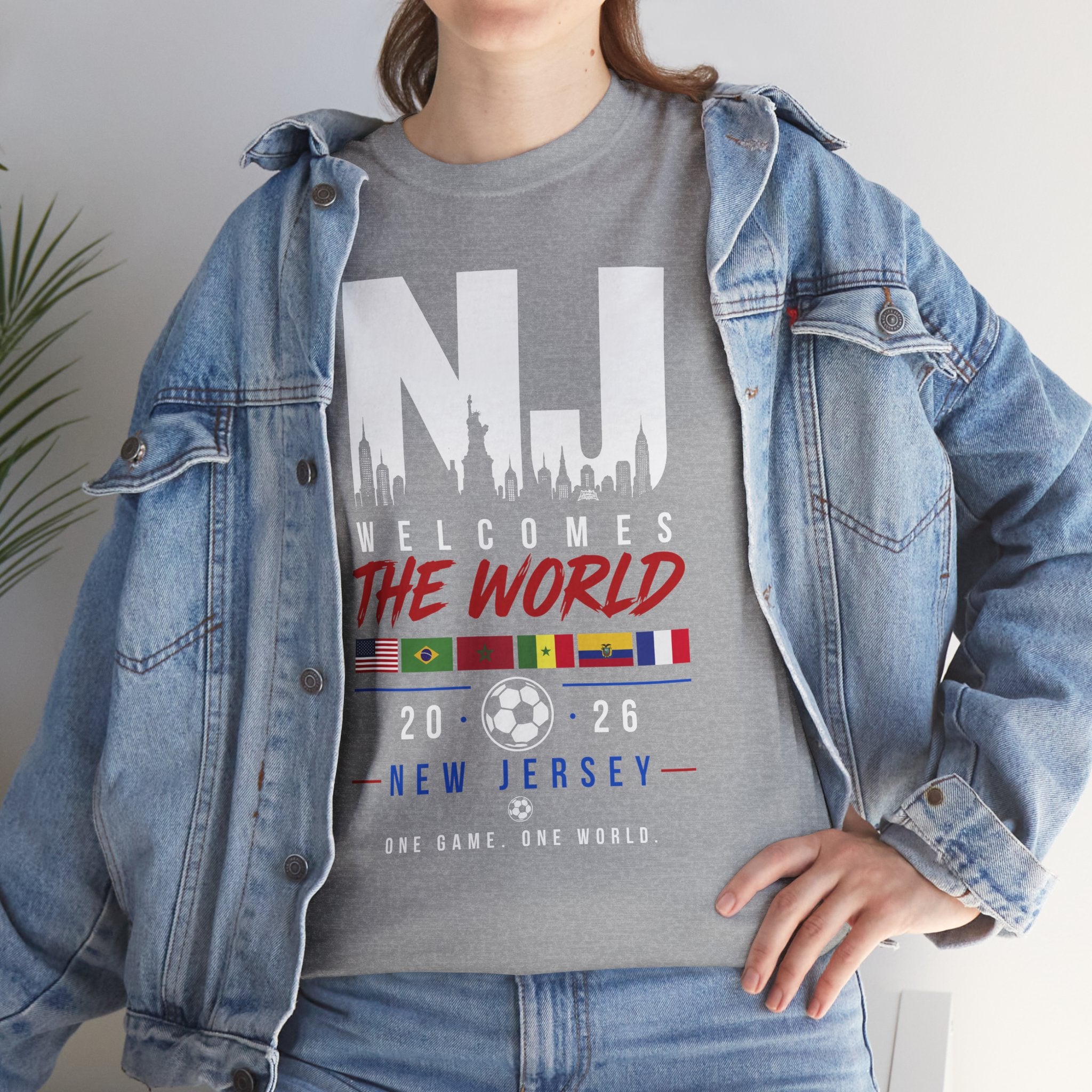 NJ Welcomes The World 2026 Soccer Tee