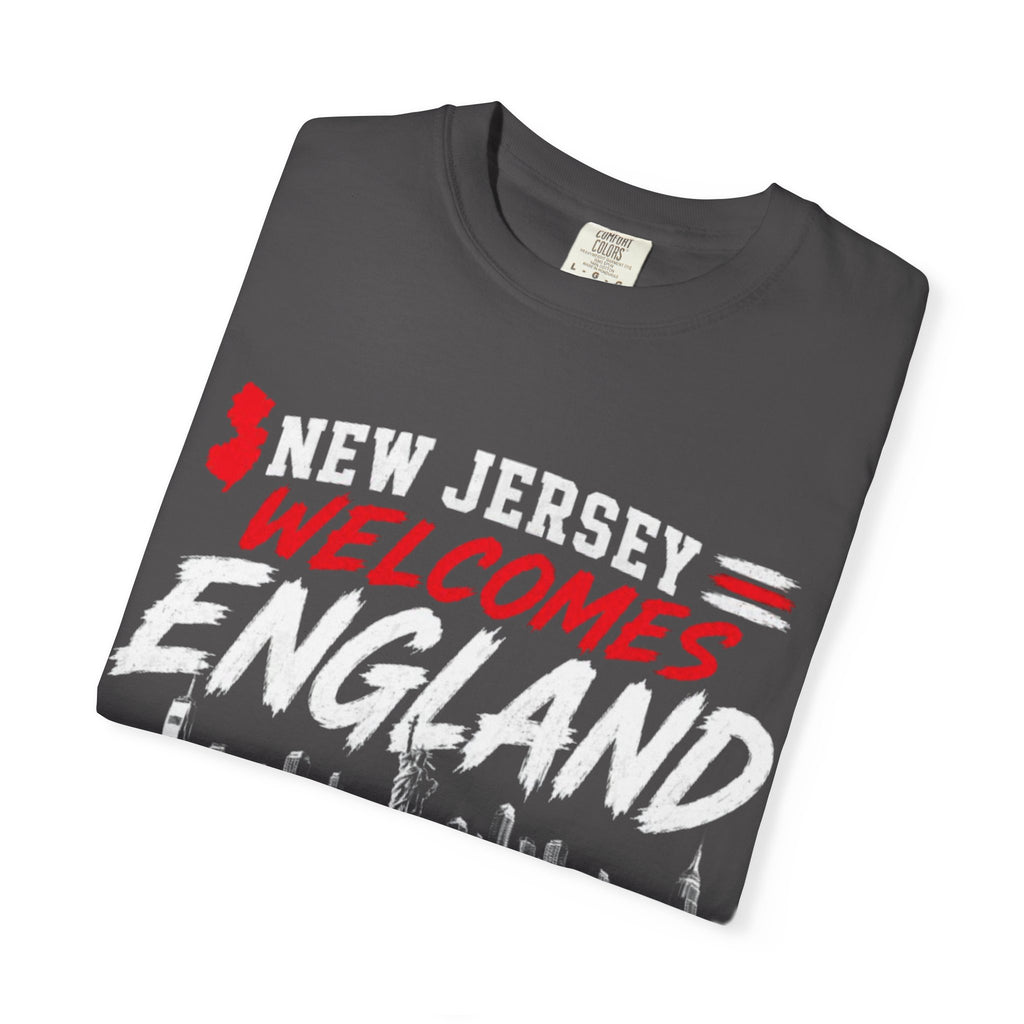 New Jersey Welcomes England T-shirt | St George Flag Soccer Jersey