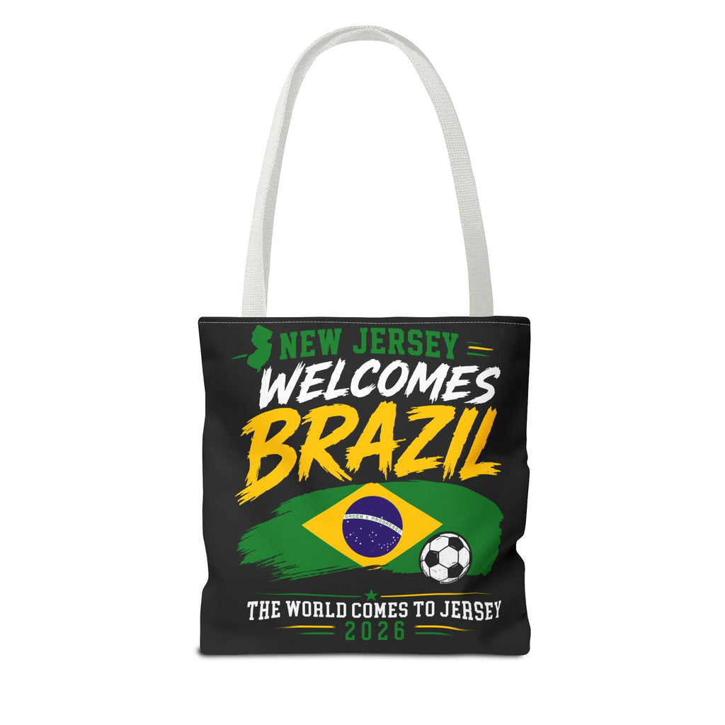 New Jersey Welcomes Brazil Tote Bag — World Cup 2026 Soccer Fan Tote