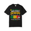New Jersey Welcomes Senegal T-shirt | Senegal Flag Soccer Jersey Design