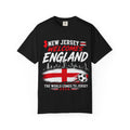 New Jersey Welcomes England T-shirt | St George Flag Soccer Jersey