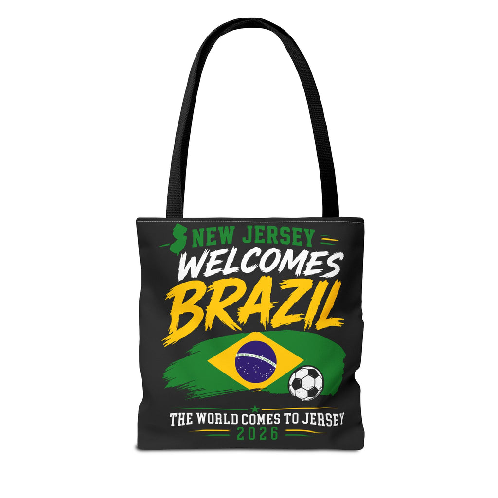 New Jersey Welcomes Brazil Tote Bag — World Cup 2026 Soccer Fan Tote
