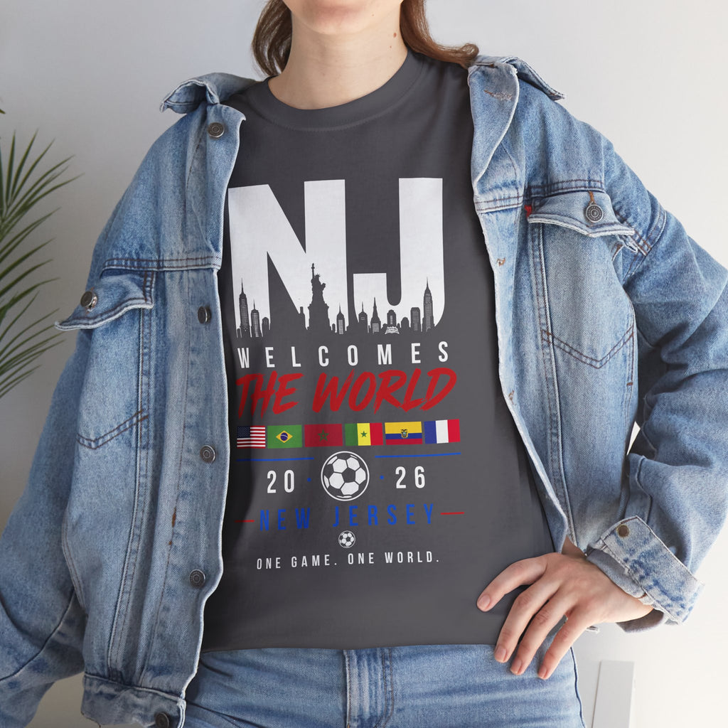 NJ Welcomes The World 2026 Soccer Tee