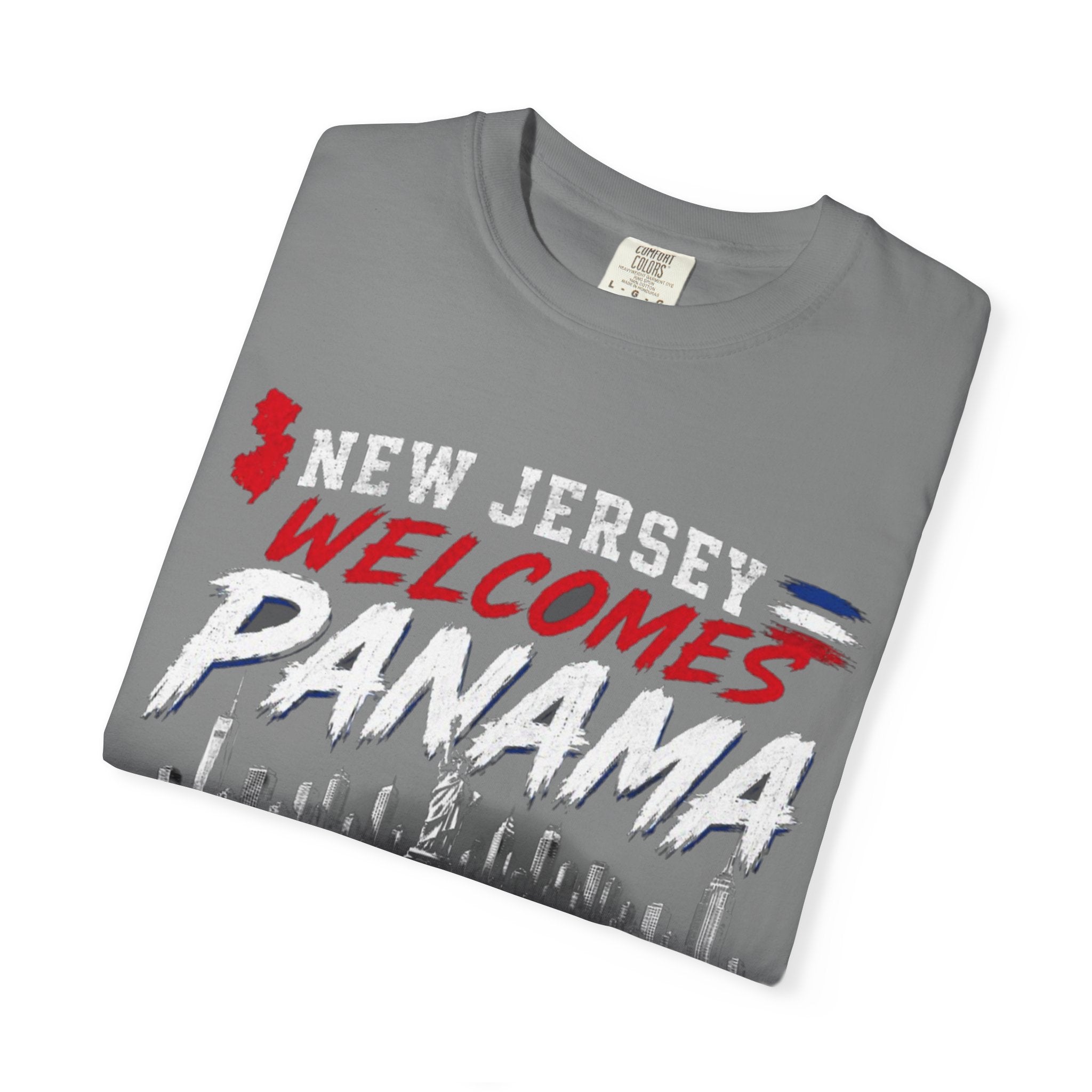 New Jersey Welcomes Panama T-shirt | Panama Flag Soccer Design