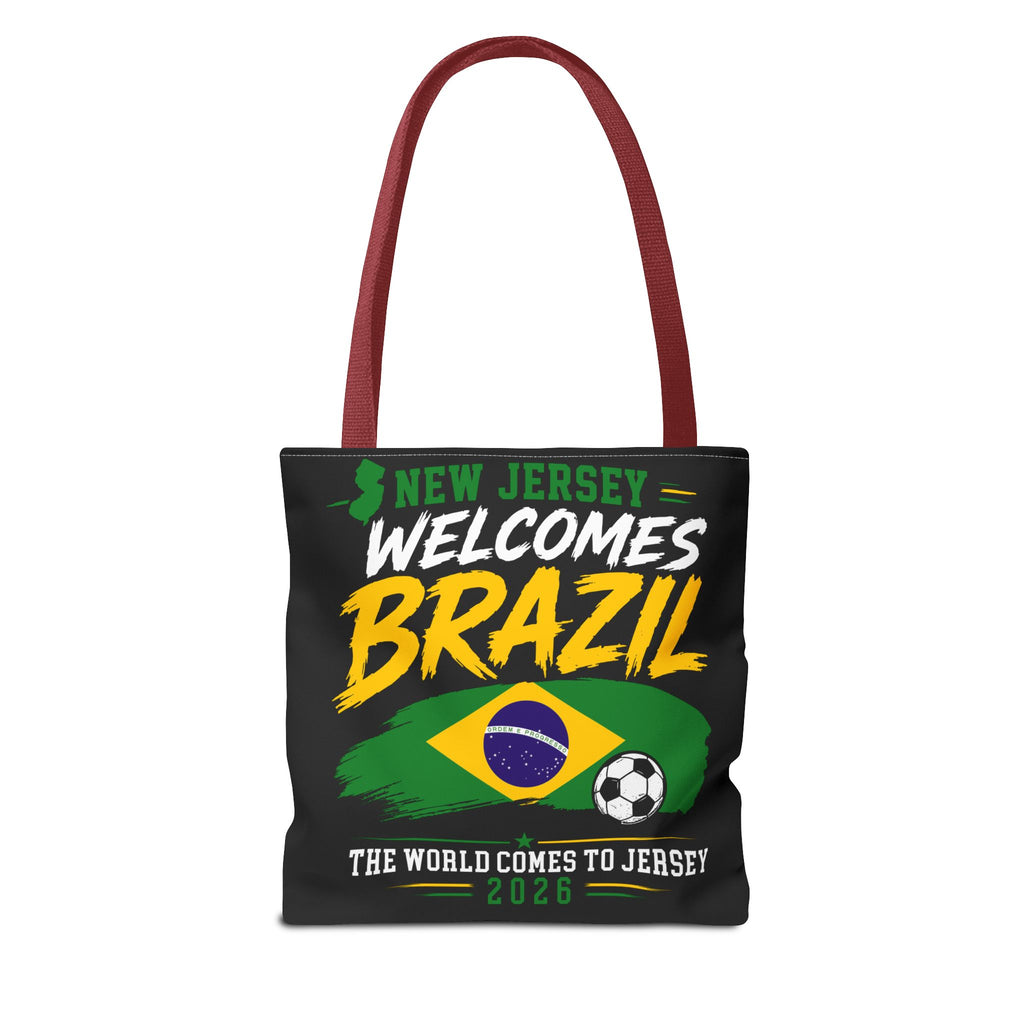 New Jersey Welcomes Brazil Tote Bag — World Cup 2026 Soccer Fan Tote