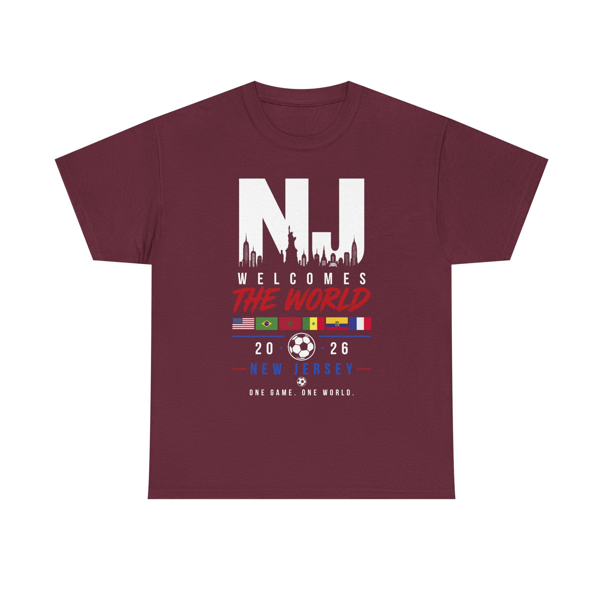 NJ Welcomes The World 2026 Soccer Tee