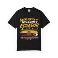 New Jersey Welcomes Ecuador T-shirt | Ecuador Flag Soccer 2026