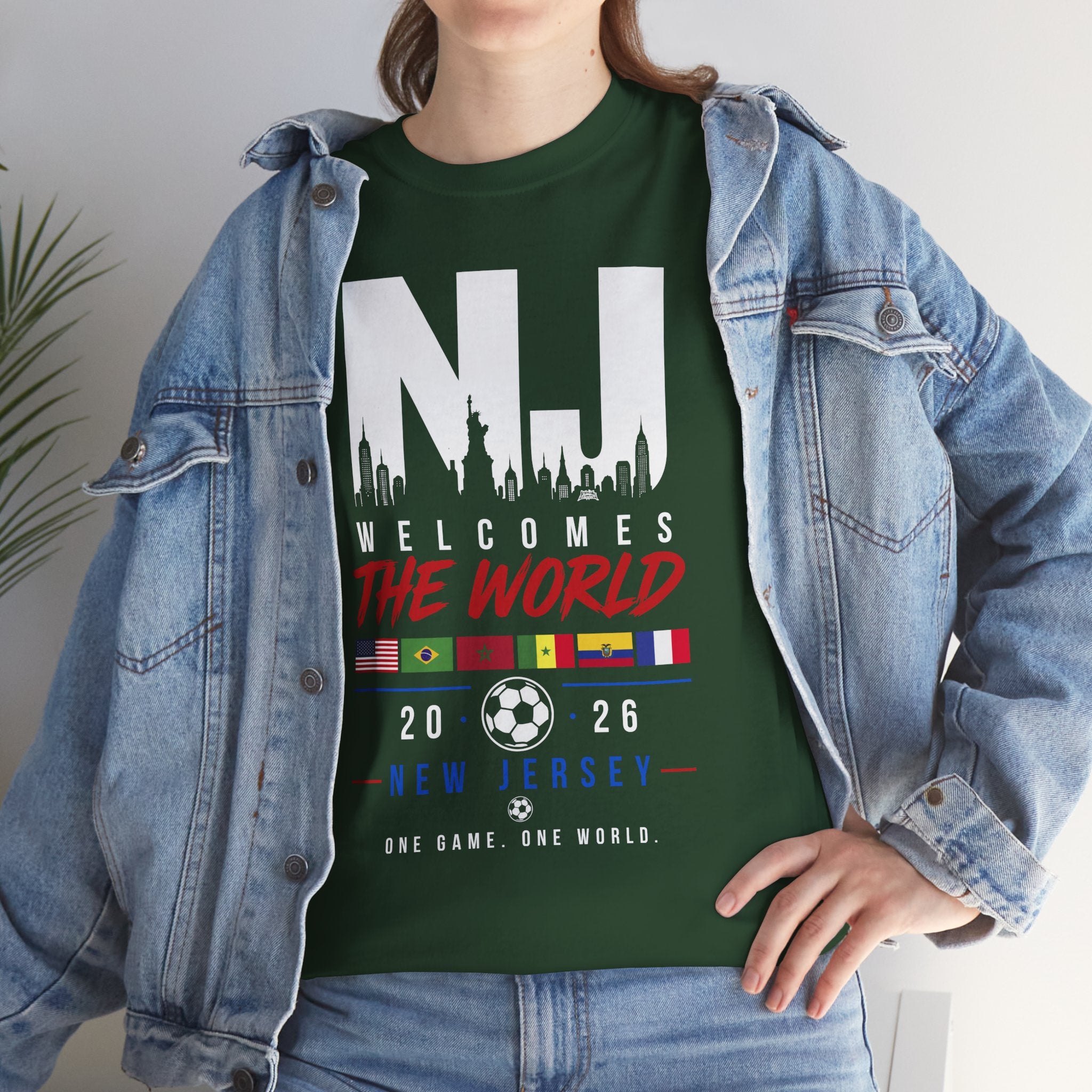 NJ Welcomes The World 2026 Soccer Tee