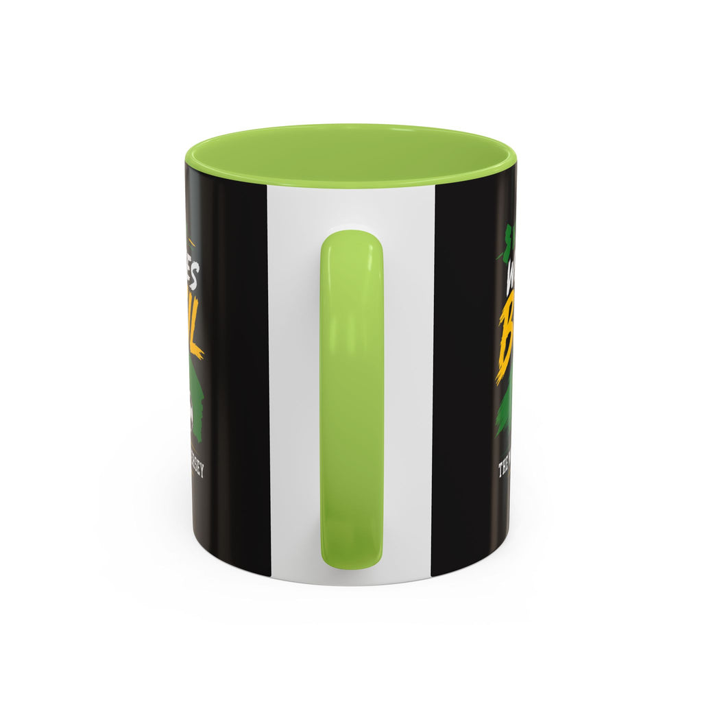 Brazil Soccer Fan Coffee Mug — New Jersey 2026 Accent Mug