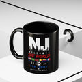 New Jersey Soccer World Cup Accent Coffee Mug — 'NJ Welcomes The World' 11/15oz