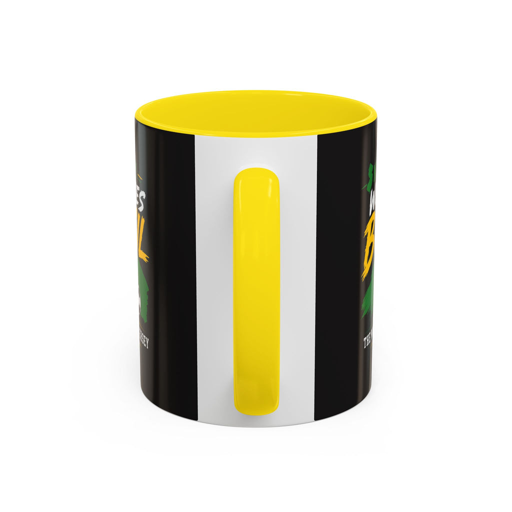 Brazil Soccer Fan Coffee Mug — New Jersey 2026 Accent Mug