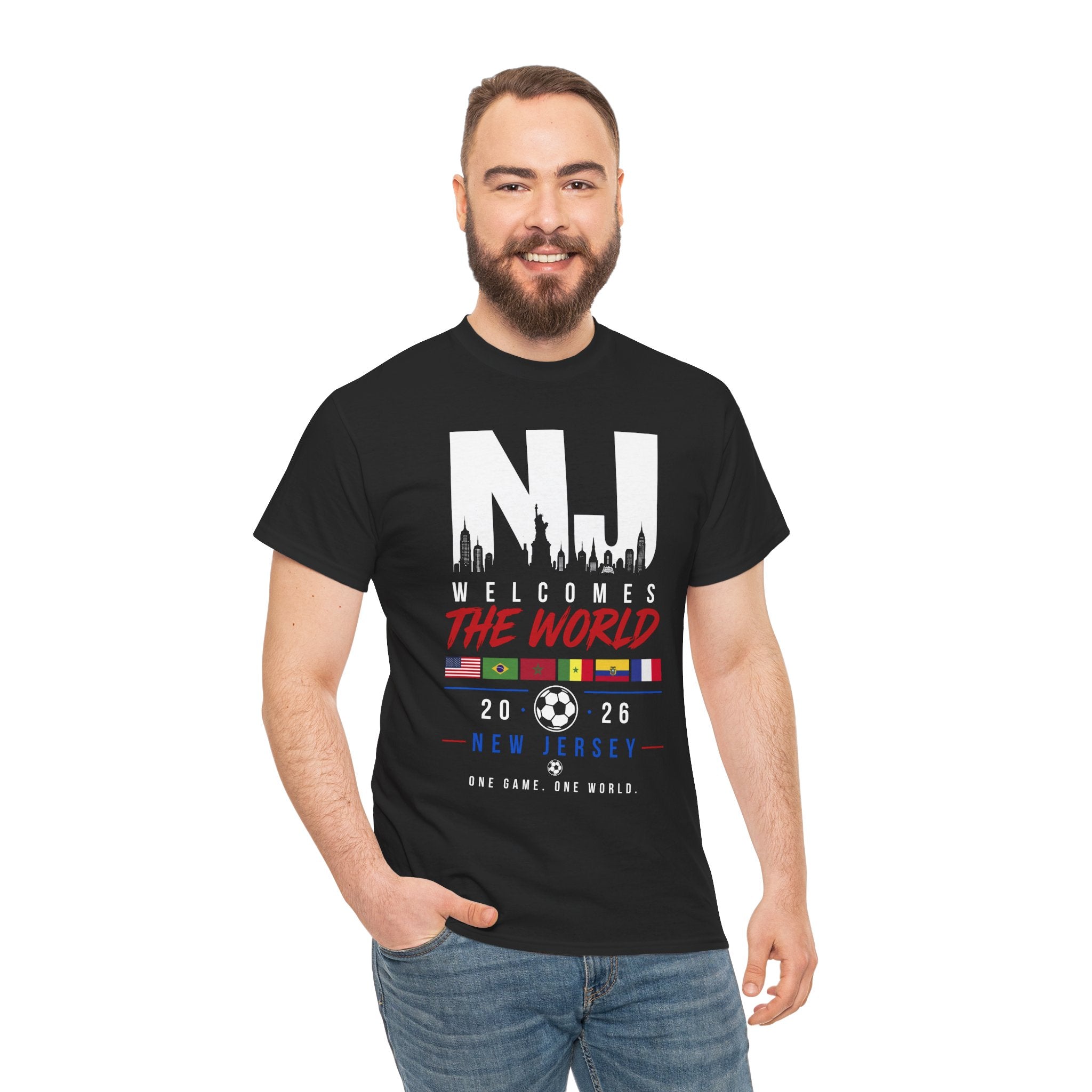 NJ Welcomes The World 2026 Soccer Tee