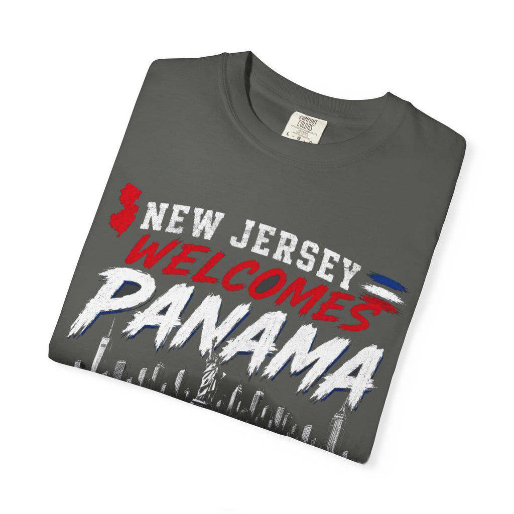 New Jersey Welcomes Panama T-shirt | Panama Flag Soccer Design