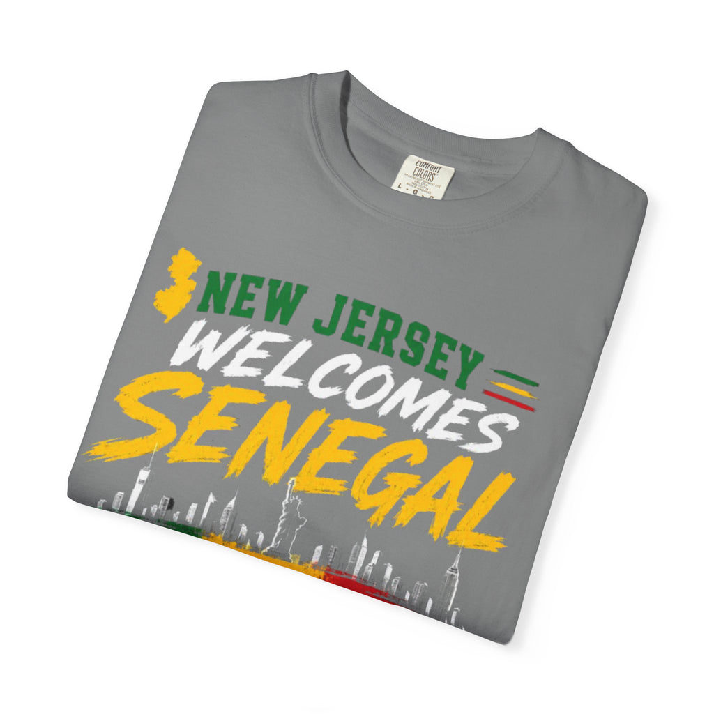 New Jersey Welcomes Senegal T-shirt | Senegal Flag Soccer Jersey Design