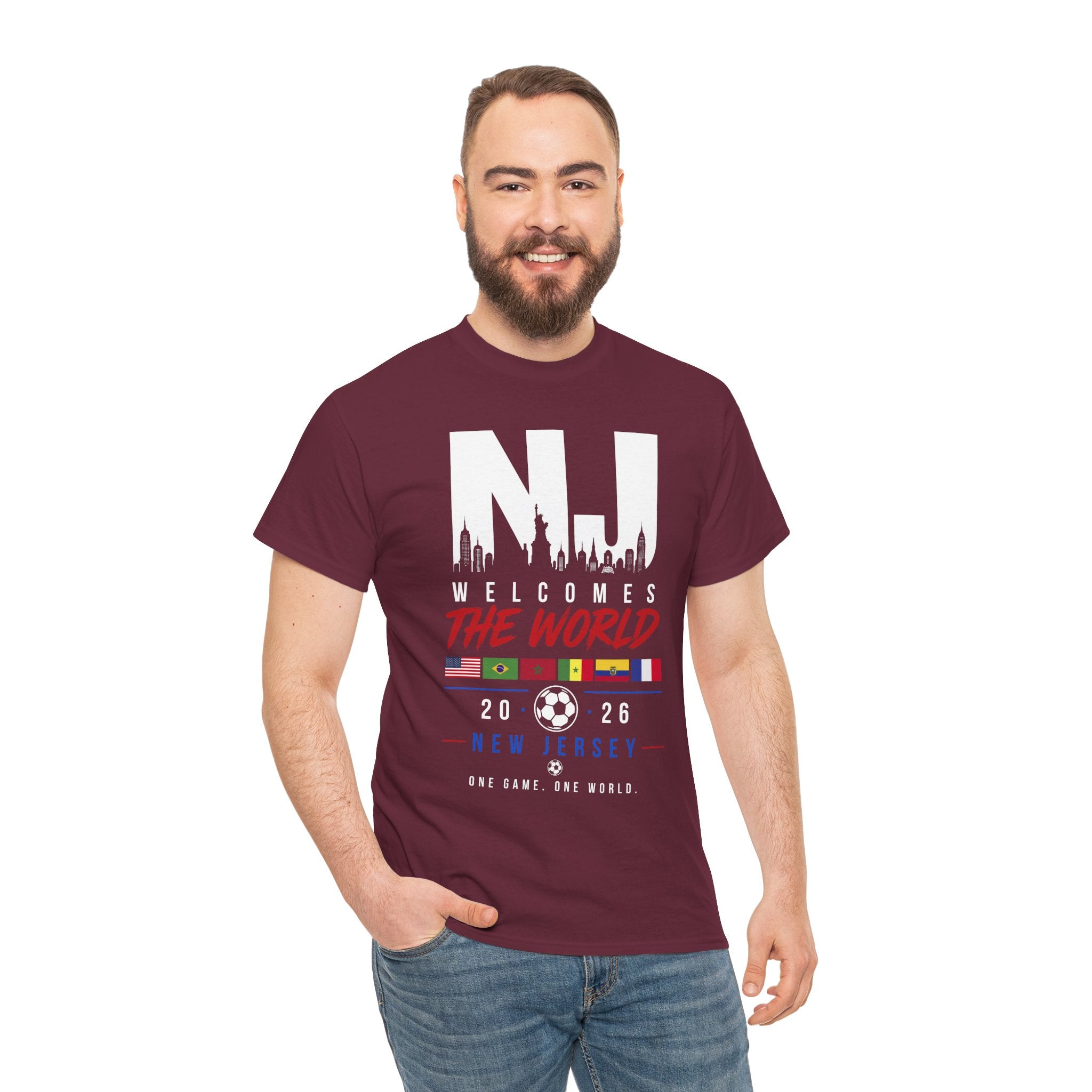 NJ Welcomes The World 2026 Soccer Tee